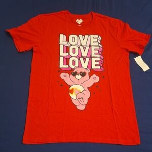 Care Bears Red Heart Logo T-Shirt